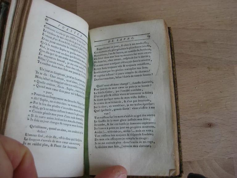 Poésies de Sapho. Suivies de différentes poésies dans le même genre Poésies de Sapho. Suivies de différentes poésies dans le même genre