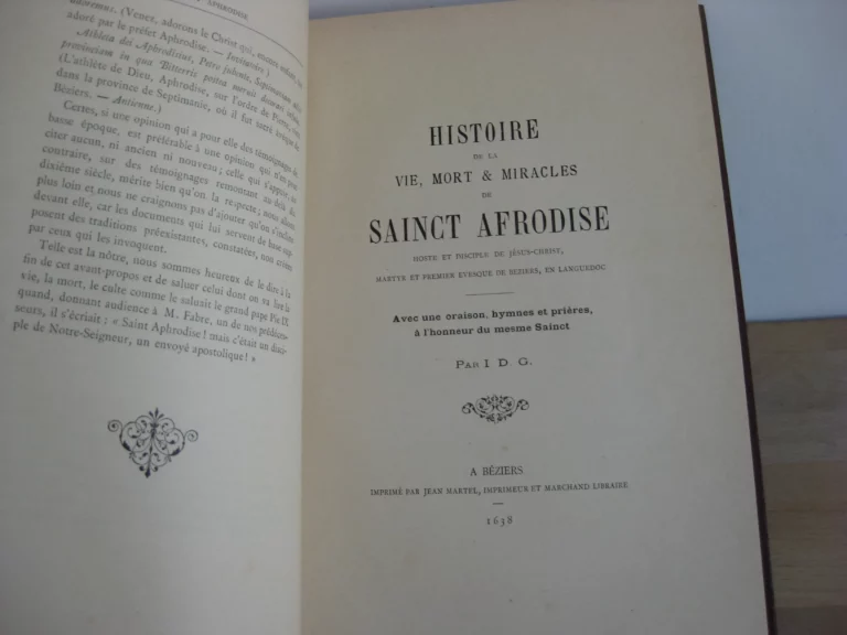 Saint Aphrodise Apôtre de Béziers et son église à travers les âges