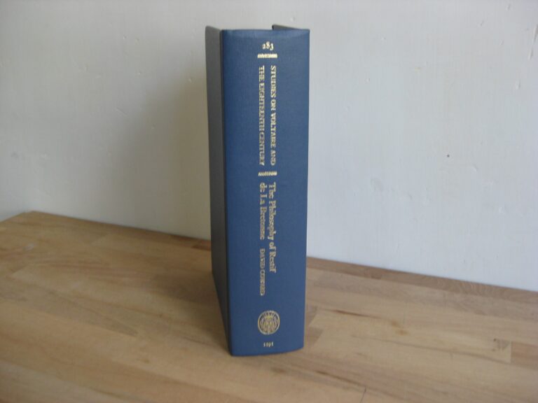 The Philosophy of Restif De La Bretonne  - David Coward