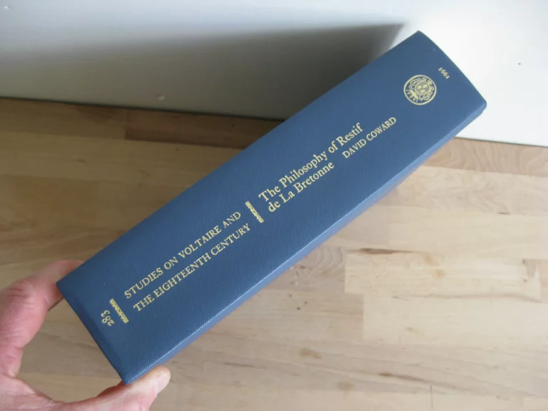 The Philosophy of Restif De La Bretonne - David Coward The Philosophy of Restif De La Bretonne - David Coward