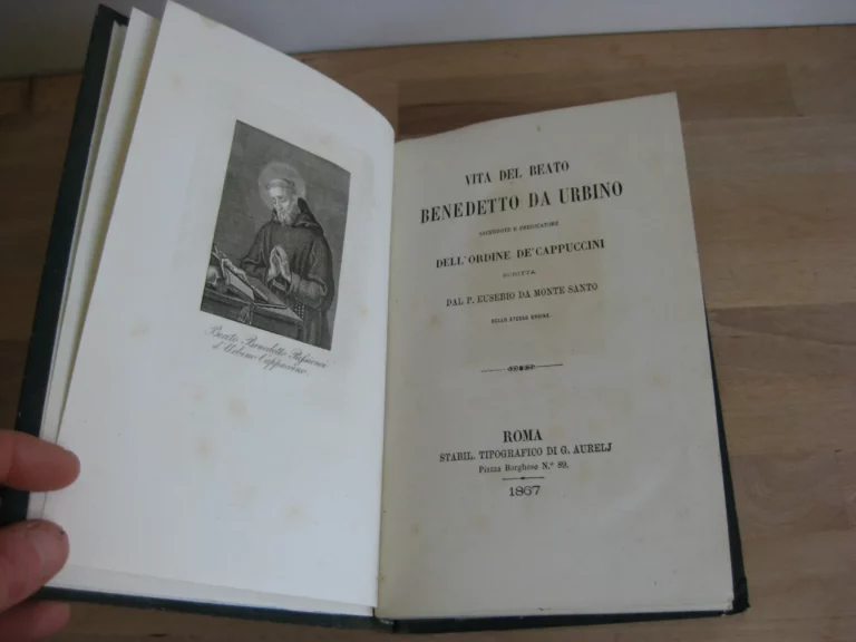 Vita del beato benedetto da urbino - Dal P. Eusebio de Monte Santo