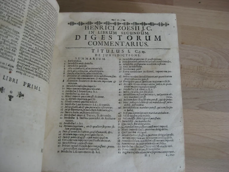 Henr. Zoesii - Commentarius Ad Digestorum Seu Pandectarum Henr. Zoesii - Commentarius Ad Digestorum Seu Pandectarum