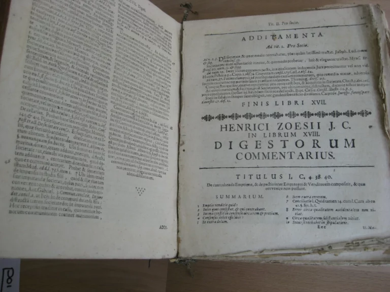 Henr. Zoesii - Commentarius Ad Digestorum Seu Pandectarum Henr. Zoesii - Commentarius Ad Digestorum Seu Pandectarum