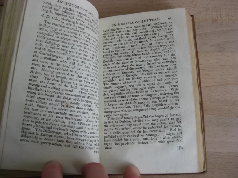 A History of England, in a Series of Letters from a Nobleman to his Son. Two Volumes