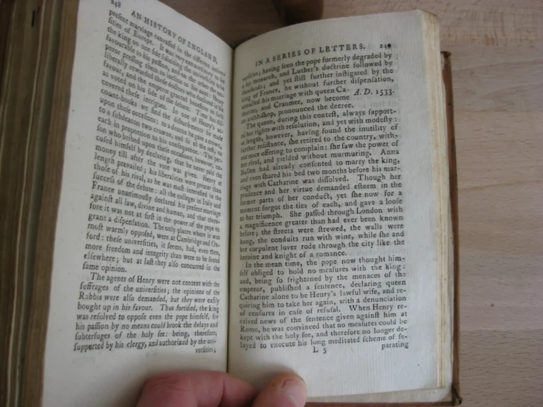 A History of England, in a Series of Letters from a Nobleman to his Son. Two Volumes