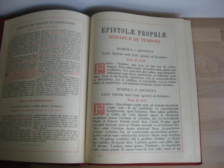 Epistolae et Evangelia Totius Anni. Juxta Typicam editionemMissalis Romani