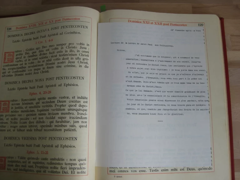 Epistolae et Evangelia Totius Anni. Juxta Typicam editionemMissalis Romani