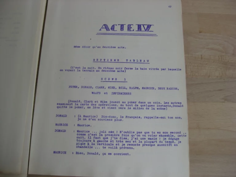 Escadrille 14. Comédie dramatique en 4 actes et 9 tableaux