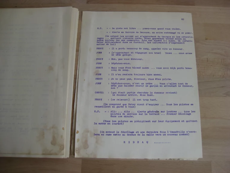 Escadrille 14. Comédie dramatique en 4 actes et 9 tableaux