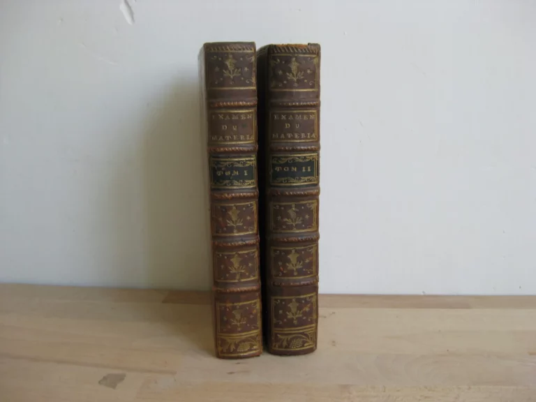 Examen du matérialisme ou réfutation du système de la nature, 2 tomes complet Examen du matérialisme ou réfutation du système de la nature, 2 tomes complet