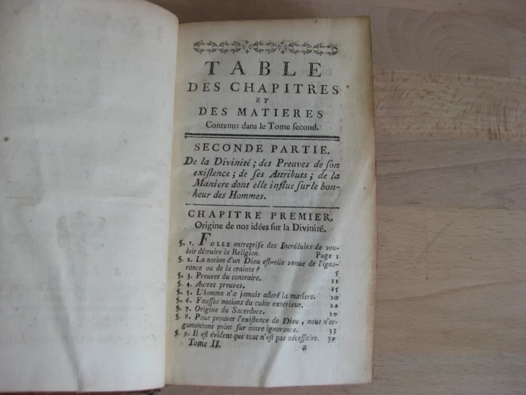 Examen du matérialisme ou réfutation du système de la nature, 2 tomes complet Examen du matérialisme ou réfutation du système de la nature, 2 tomes complet