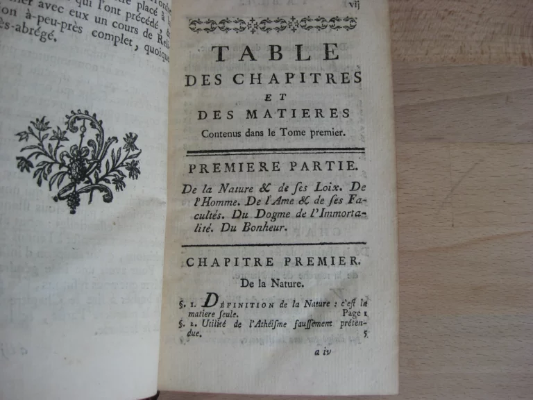 Examen du matérialisme ou réfutation du système de la nature, 2 tomes complet Examen du matérialisme ou réfutation du système de la nature, 2 tomes complet