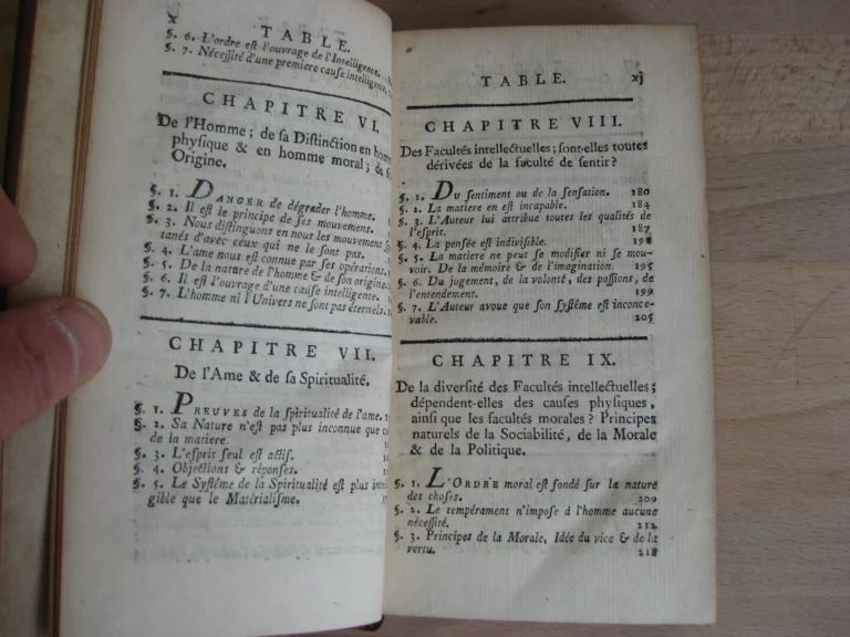 Examen du matérialisme ou réfutation du système de la nature, 2 tomes complet Examen du matérialisme ou réfutation du système de la nature, 2 tomes complet