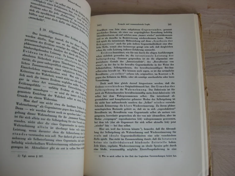 Formale Und Transzendentale Logik - Edmund Husserl Formale Und Transzendentale Logik - Edmund Husserl