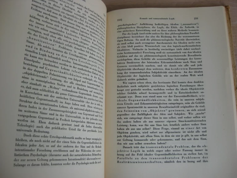 Formale Und Transzendentale Logik - Edmund Husserl Formale Und Transzendentale Logik - Edmund Husserl