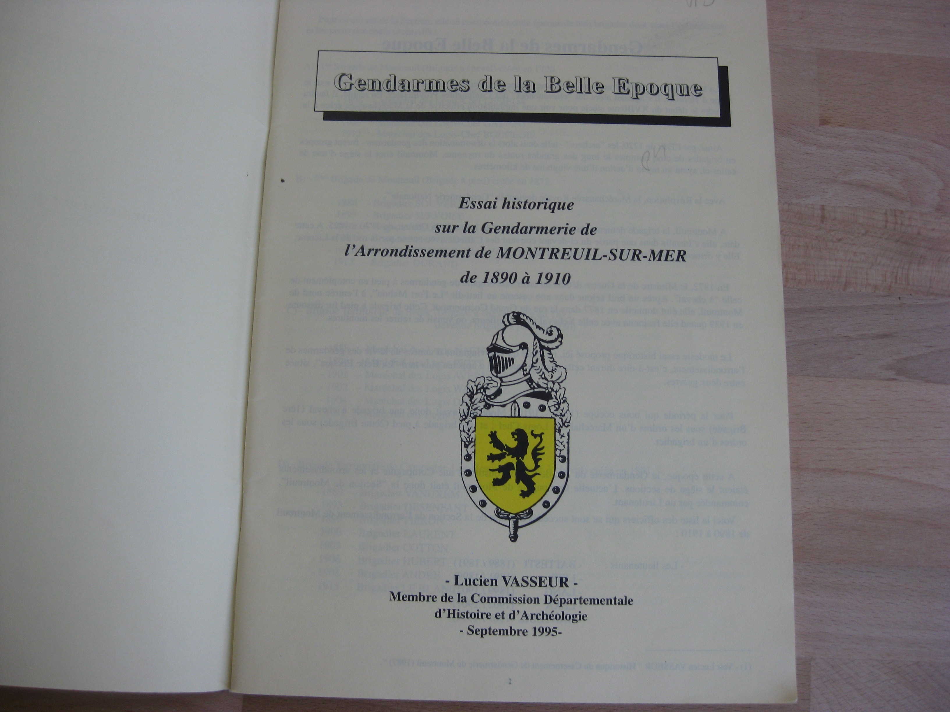 Gendarmes de la Belle Époque - Lucien Vasseur