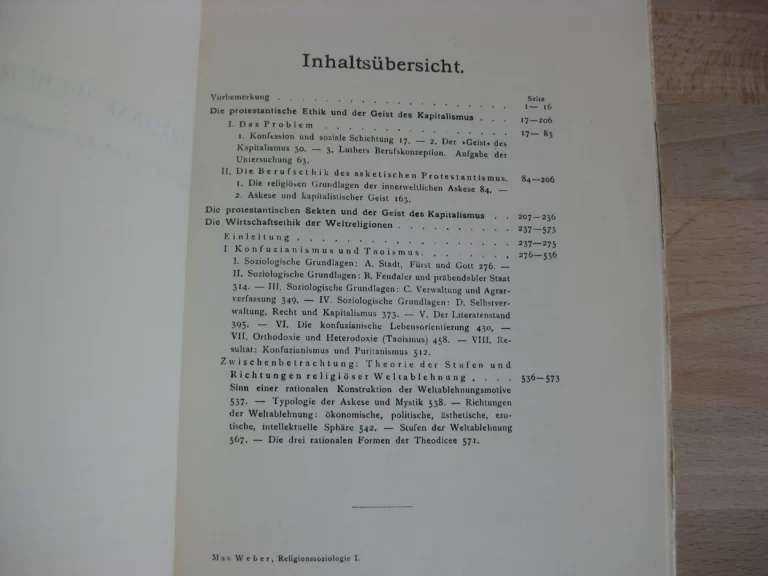 Gesammelte Aufsätze zur Religionssoziologie, I, II et III, Max Weber Gesammelte Aufsätze zur Religionssoziologie, I, II et III, Max Weber