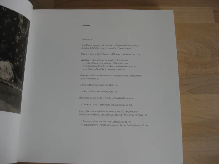 Henry Matisse. Rhythm and Meaning. catalogue, Johannesburg 2016