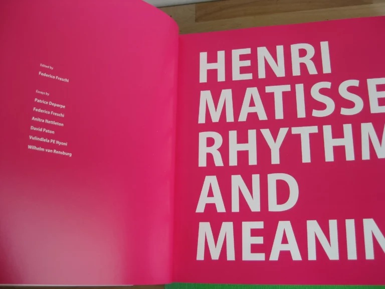Henry Matisse. Rhythm and Meaning. catalogue, Johannesburg, 2016