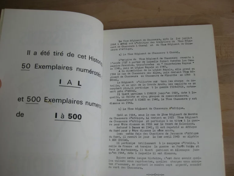 Le 7ème régiment de chasseurs - Edition illustrée Le 7ème régiment de chasseurs - Edition illustrée
