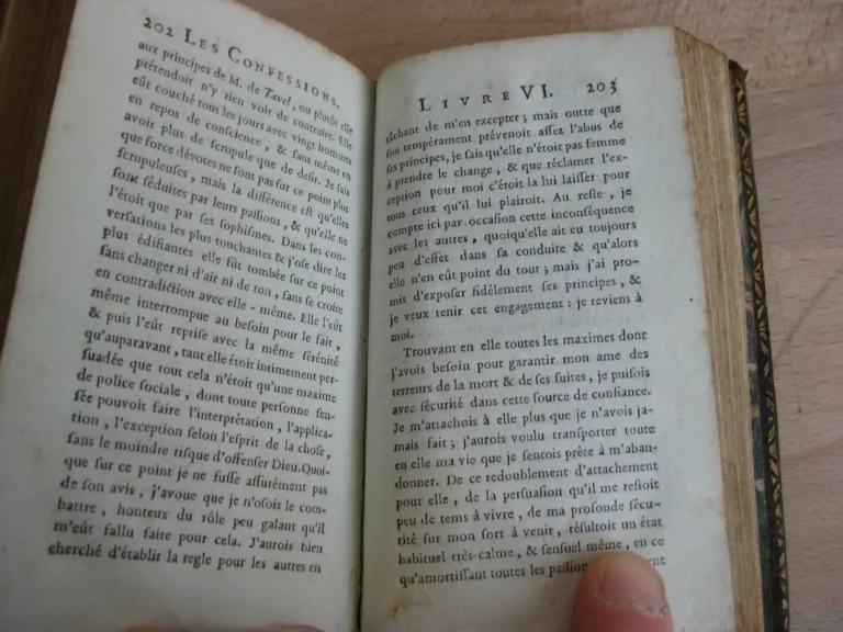 Les confessions, Livres I à VI, 2 volumes - Rousseau Les confessions, Livres I à VI, 2 volumes - Rousseau