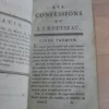 Les confessions, Livres I à VI, 2 volumes - Rousseau Les confessions, Livres I à VI, 2 volumes - Rousseau