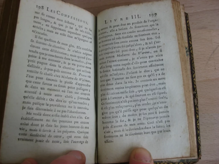 Les confessions, Livres I à VI, 2 volumes - Rousseau Les confessions, Livres I à VI, 2 volumes - Rousseau