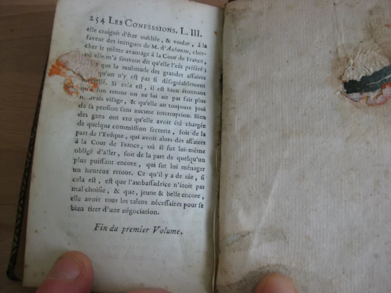 Les confessions, Livres I à VI, 2 volumes - Rousseau Les confessions, Livres I à VI, 2 volumes - Rousseau