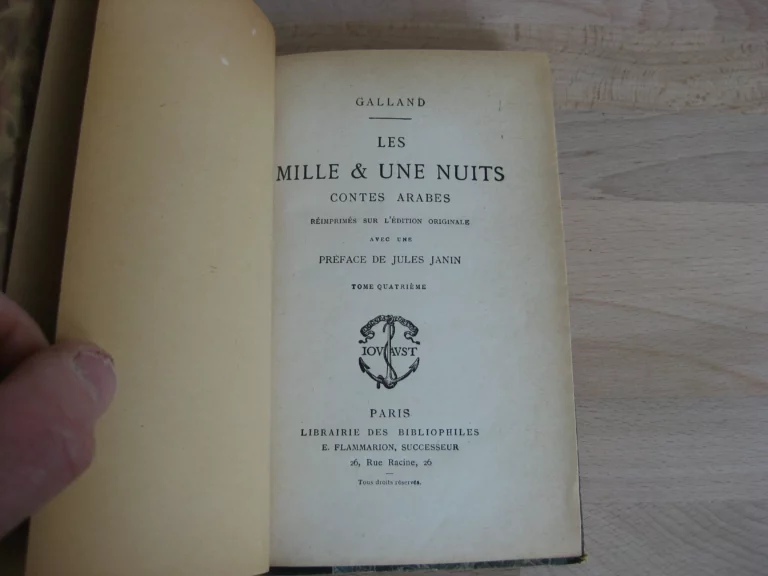Les mille et une nuits, contes arabes. 4 tomes Les mille et une nuits, contes arabes. 4 tomes