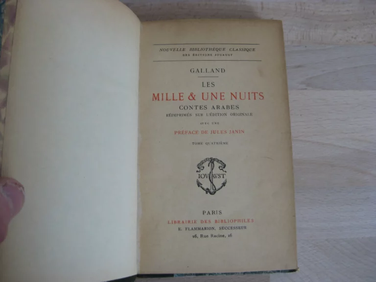 Les mille et une nuits, contes arabes. 4 tomes Les mille et une nuits, contes arabes. 4 tomes