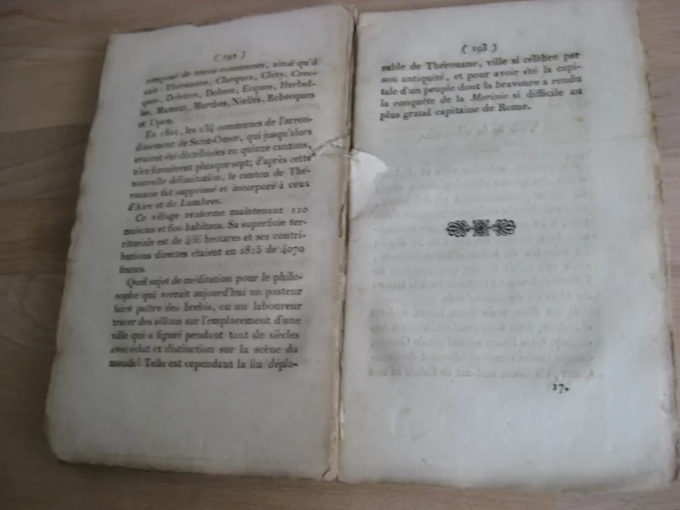 Notice historique de Saint-Omer. Suivie de celles de Therouane et de Tournehem