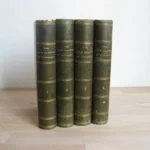 Œuvres complètes de Plutarque. La vie des hommes illustres, 4 tomes, complet Œuvres complètes de Plutarque. La vie des hommes illustres, 4 tomes, complet