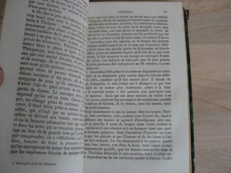 Œuvres complètes de Plutarque. La vie des hommes illustres, 4 tomes, complet Œuvres complètes de Plutarque. La vie des hommes illustres, 4 tomes, complet