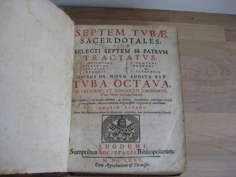 Septem tvbae sacerdotales... tvba octava, Cum Notis Stephani Baluzij Septem tvbae sacerdotales... tvba octava, Cum Notis Stephani Baluzij