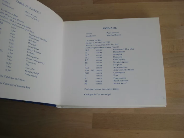 Yves Klein. Catalogue raisonné des éditions et sculptures