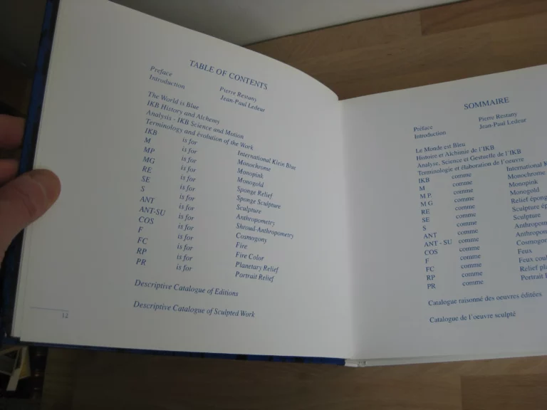 Yves Klein. Catalogue raisonné des éditions et sculptures
