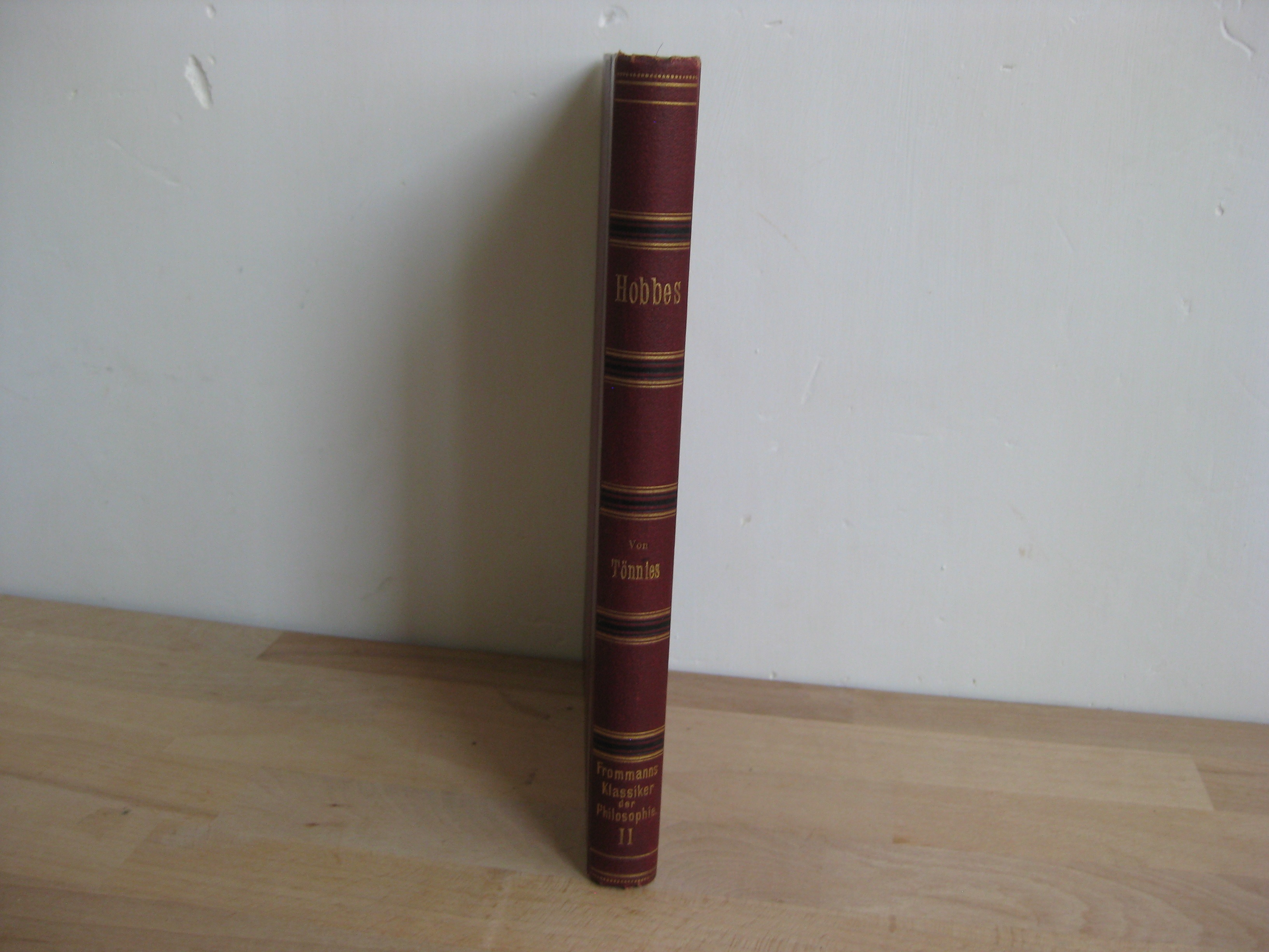 Hobbes. Leben und Lehre, Ferdinand Tönnies - Edition originale