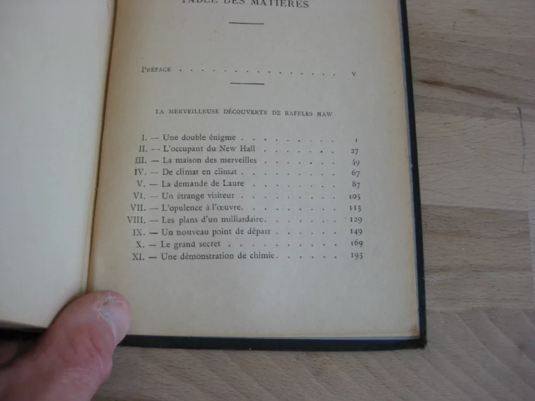 La merveilleuse découverte de Raffles Haw - Première édition en français