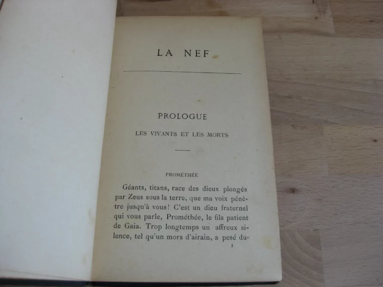 La Nef, Élémir Bourges - Édition originale