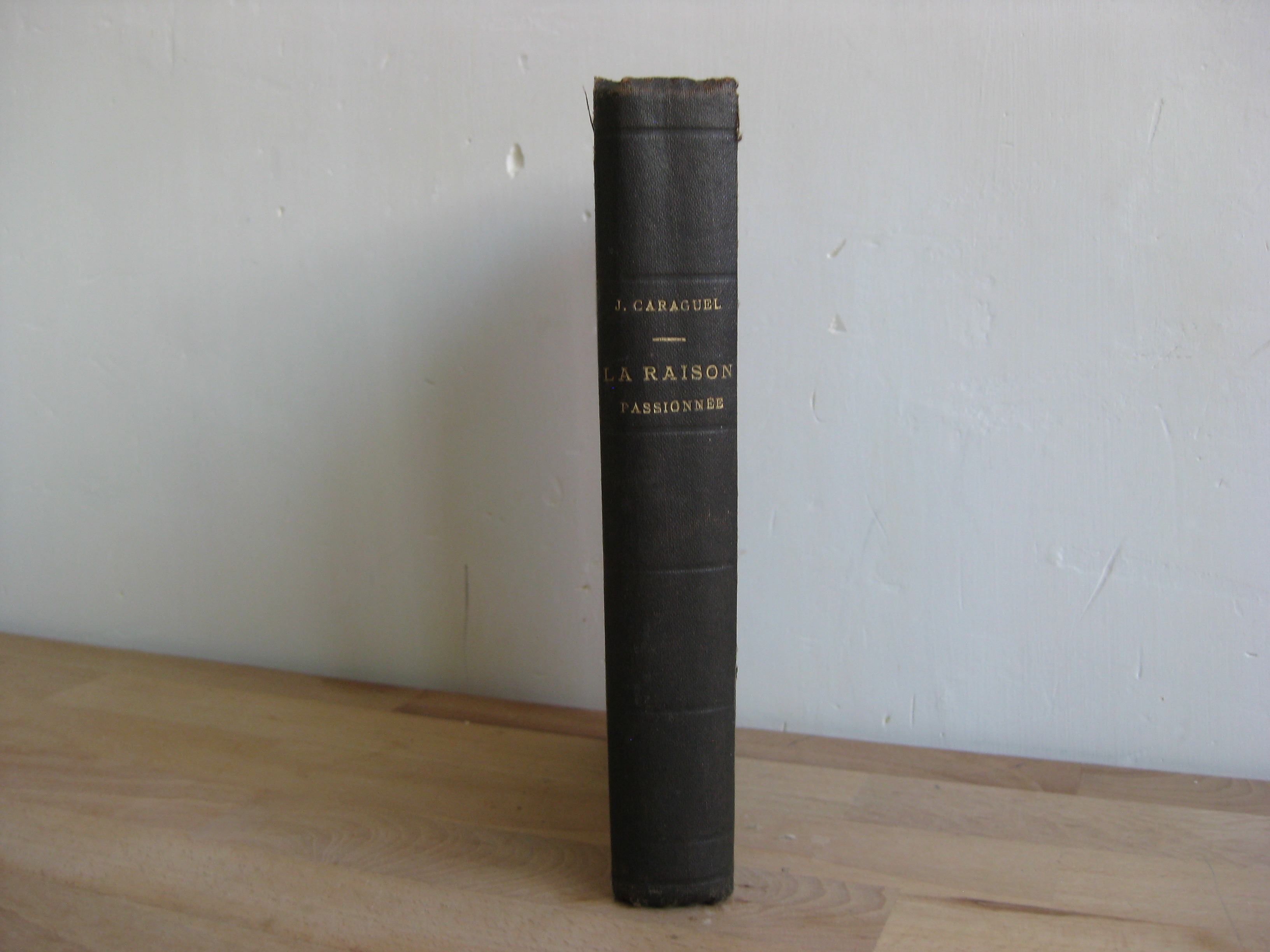 La raison passionnée : petites études - Joseph Caraguel, Première édition