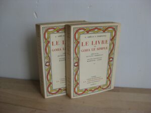 Le livre de Goha le simple. 2 vols. - A.  Ades et A. Josipovici.