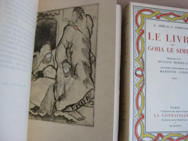 Le livre de Goha le simple. 2 vols. - A.  Ades et A. Josipovici.