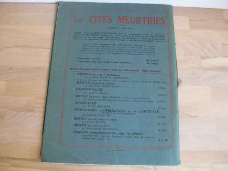 Les champs de bataille 1914 – 1915. Première partie. Les cités meurtries. Arras 1914 – 1915 Les champs de bataille 1914 – 1915. Première partie. Les cités meurtries. Arras 1914 – 1915