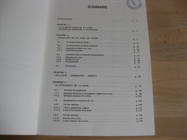 Les dunes du Nord de la France, P. Cuir et P. Van der Plaetsen Les dunes du Nord de la France, P. Cuir et P. Van der Plaetsen