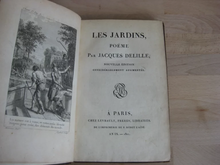 Les jardins. Poème. Nouvelle édition - Illustrée d'un frontispice Les jardins. Poème. Nouvelle édition - Illustrée d'un frontispice