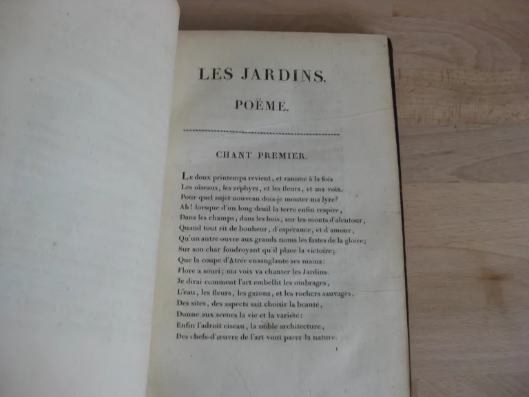 Les jardins. Poème. Nouvelle édition - Illustrée d'un frontispice Les jardins. Poème. Nouvelle édition - Illustrée d'un frontispice