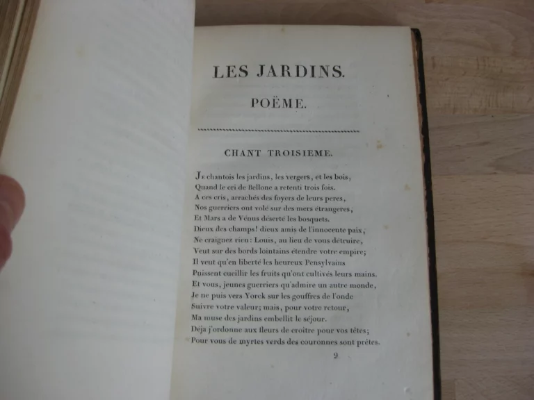 Les jardins. Poème. Nouvelle édition - Illustrée d'un frontispice Les jardins. Poème. Nouvelle édition - Illustrée d'un frontispice