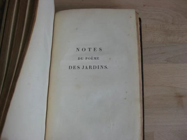 Les jardins. Poème. Nouvelle édition - Illustrée d'un frontispice Les jardins. Poème. Nouvelle édition - Illustrée d'un frontispice