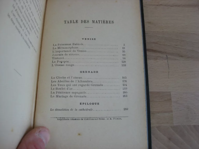 Les marches de l’Occident. Venise – Grenade. Édition originale