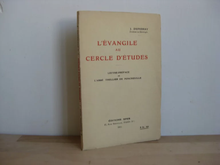 L’évangile au cercles d’études - J. Duperray